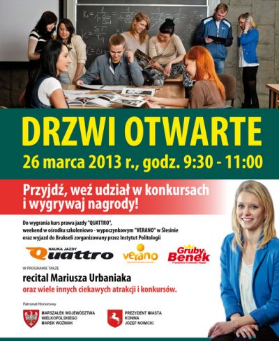 Drzwi Otwarte w PWSZ plakat