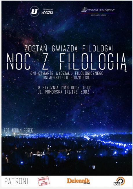 Noc z Filologią w UŁ