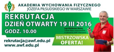 AWF zaprasza na Dzień Otwarty