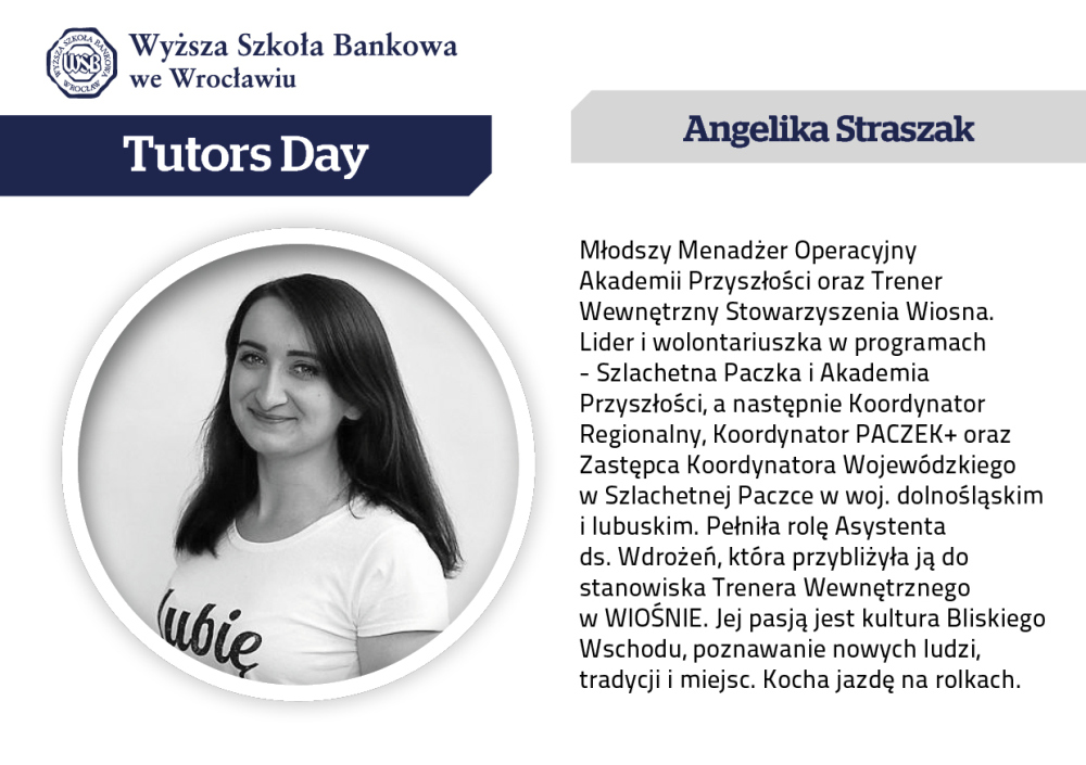 Angelika Straszak_WSB Tutors Day