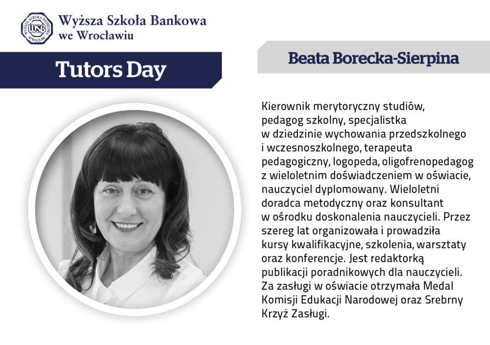 Beata Borecka-Sierpina_WSB Tutors Day