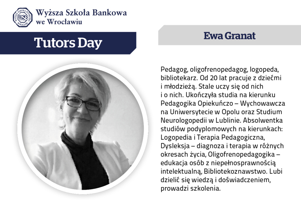 Ewa Granat_WSB Tutors Day