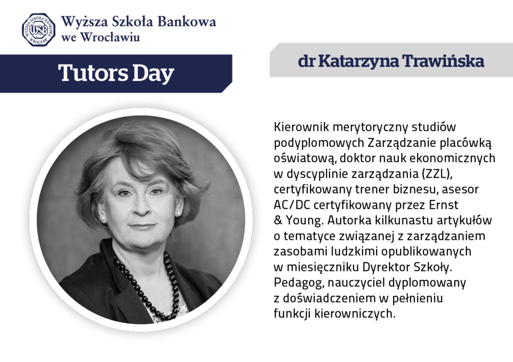 Katarzyna Trawińska_WSB Tutors Day