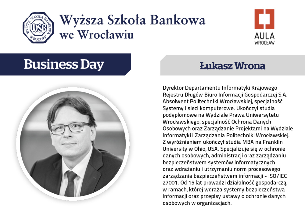 Łukasz Wrona_Business Day_WSB_AULA