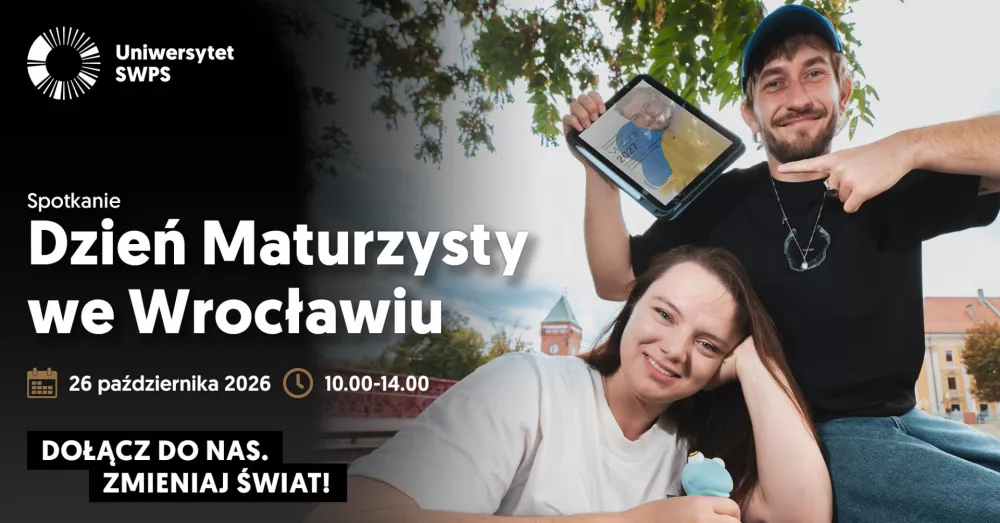 Grafika Dnia Maturzysty na Uniwersytecie SWPS we Wroclawiu