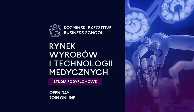Dzień Otwarty Online studiów podyplomowych Rynek wyrobów i technologii medycznych